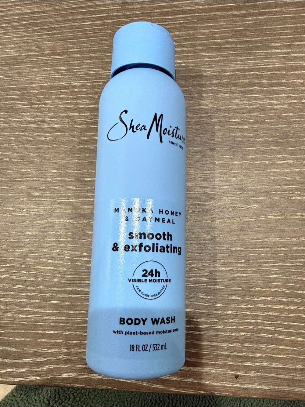 NWT Shea Moisture Manuka Honey & oatmeal Smooth & Exfoliating Body Wash